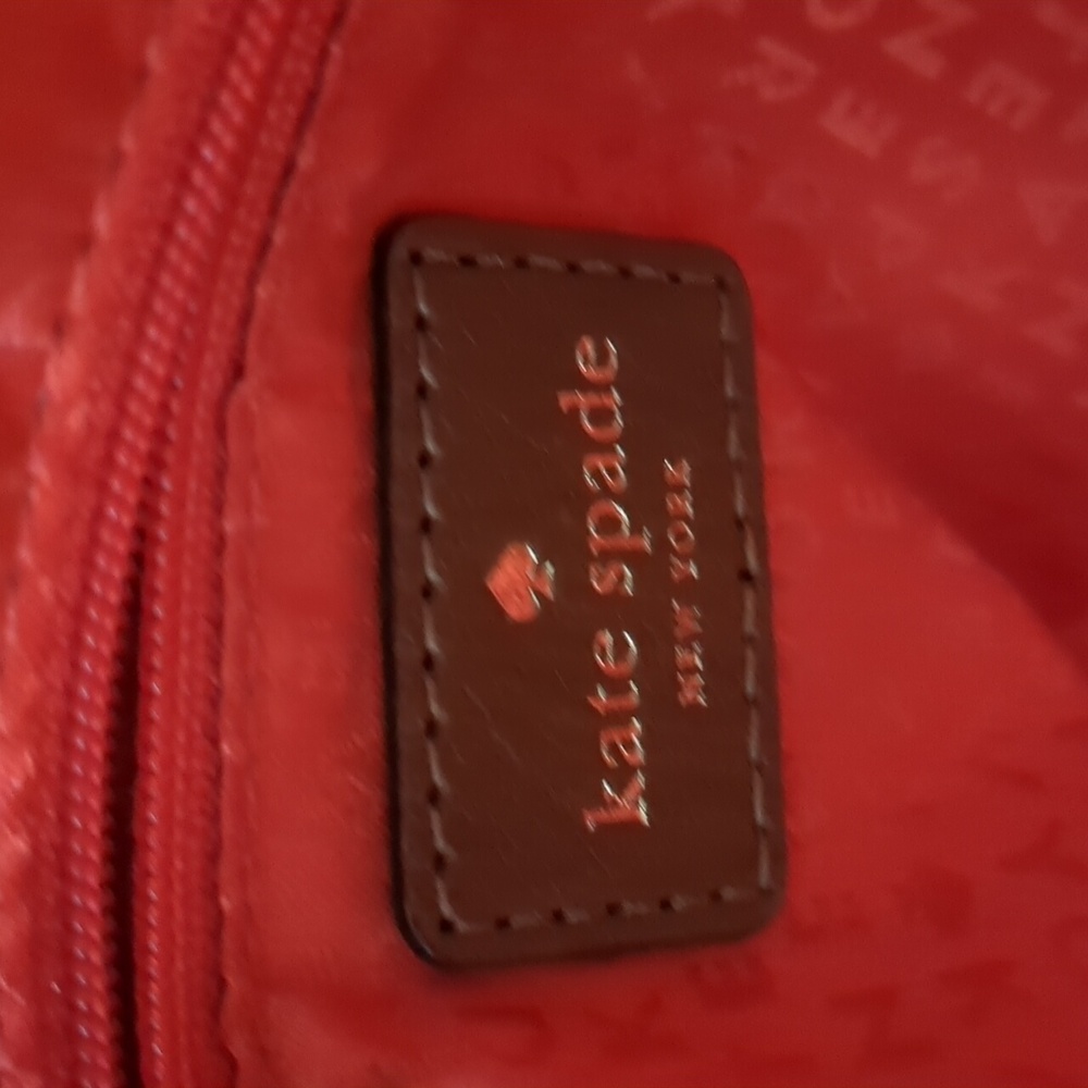 Kate spade tote bag brown/beige/red - Picture 7 of 11